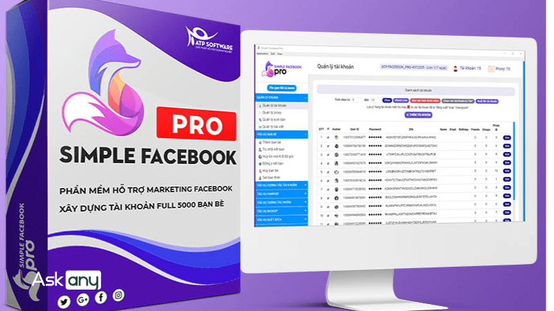 phần mềm đăng bài facebook miễn phí simple facebook pro