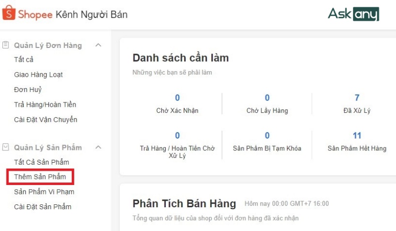 Đăng sản phẩm lên Shopee