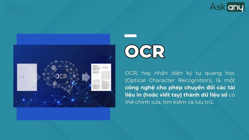 Khái niệm OCR là gì