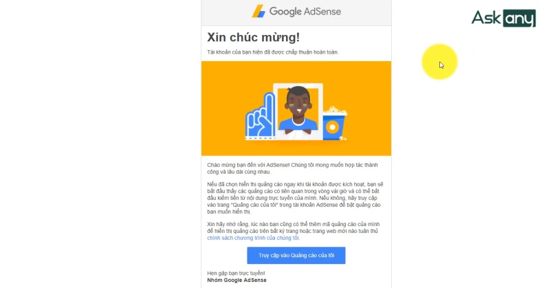 kiếm tiền từ Google AdSense