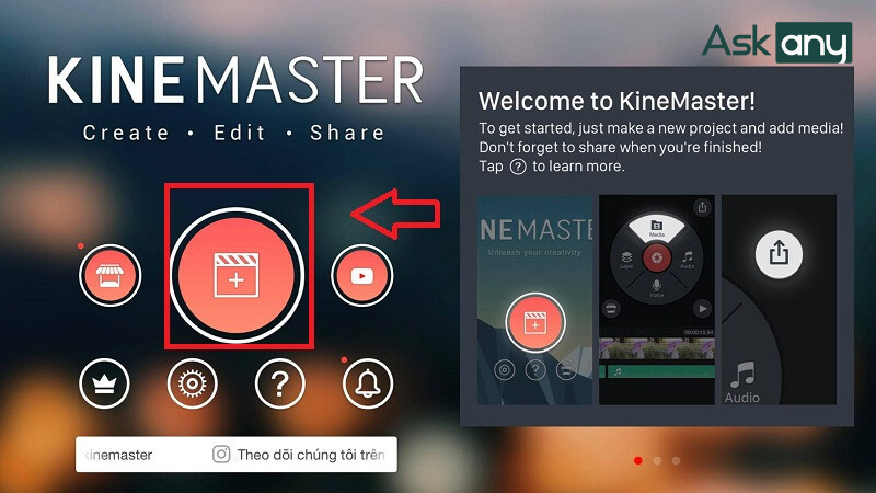 App tạo phụ đề cho video KineMaster