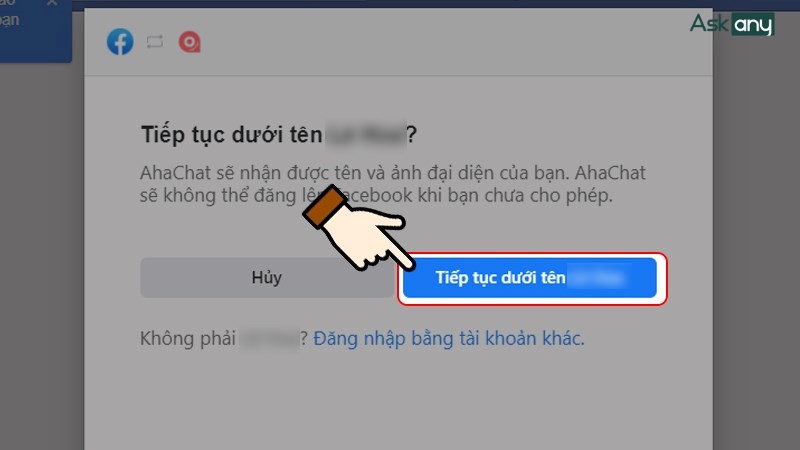 xác nhận tài khoản Facebook của bạn